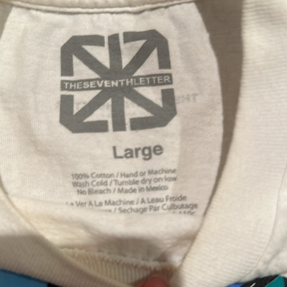 The Seventh Letter “G-stamped” t-shirt // size large - Picture 3 of 4